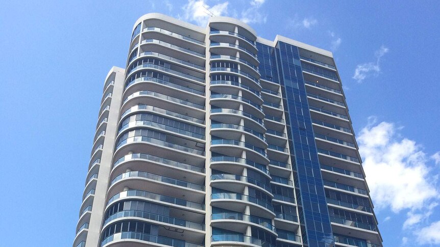 Maureen Boyce lived in a sub penthouse apartment in this building on Goodwin Street at Kangaroo Point