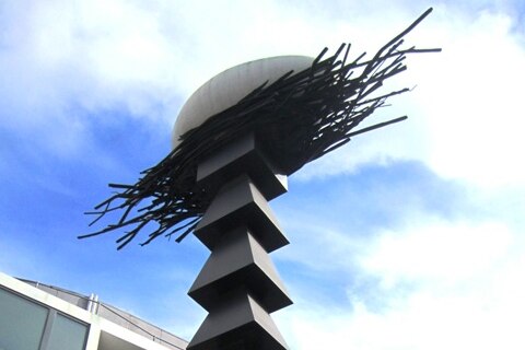 Brett Whiteley's sculpture, Black Totem 2