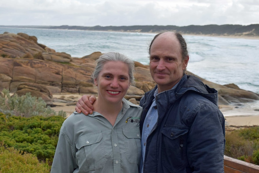 Josh and Carla Puglisi at Salmon Rocks