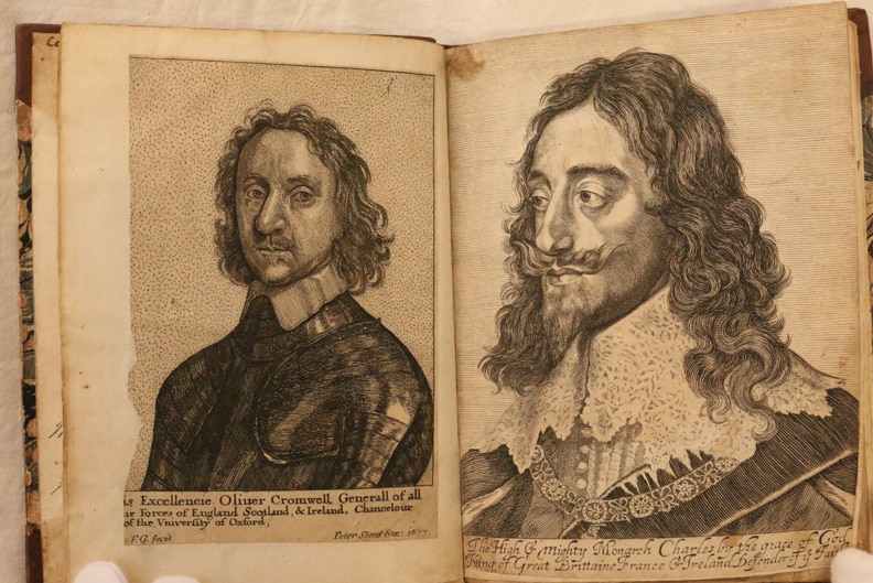 King Charles and Oliver Cromwell