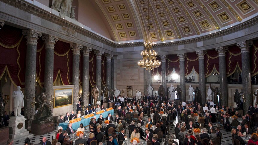 Inaugural Luncheon in Statuary Hall.