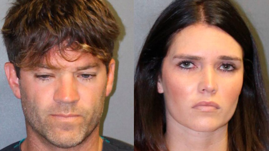 Police mugshots of Grant Robicheaux and Cerissa Laura Riley