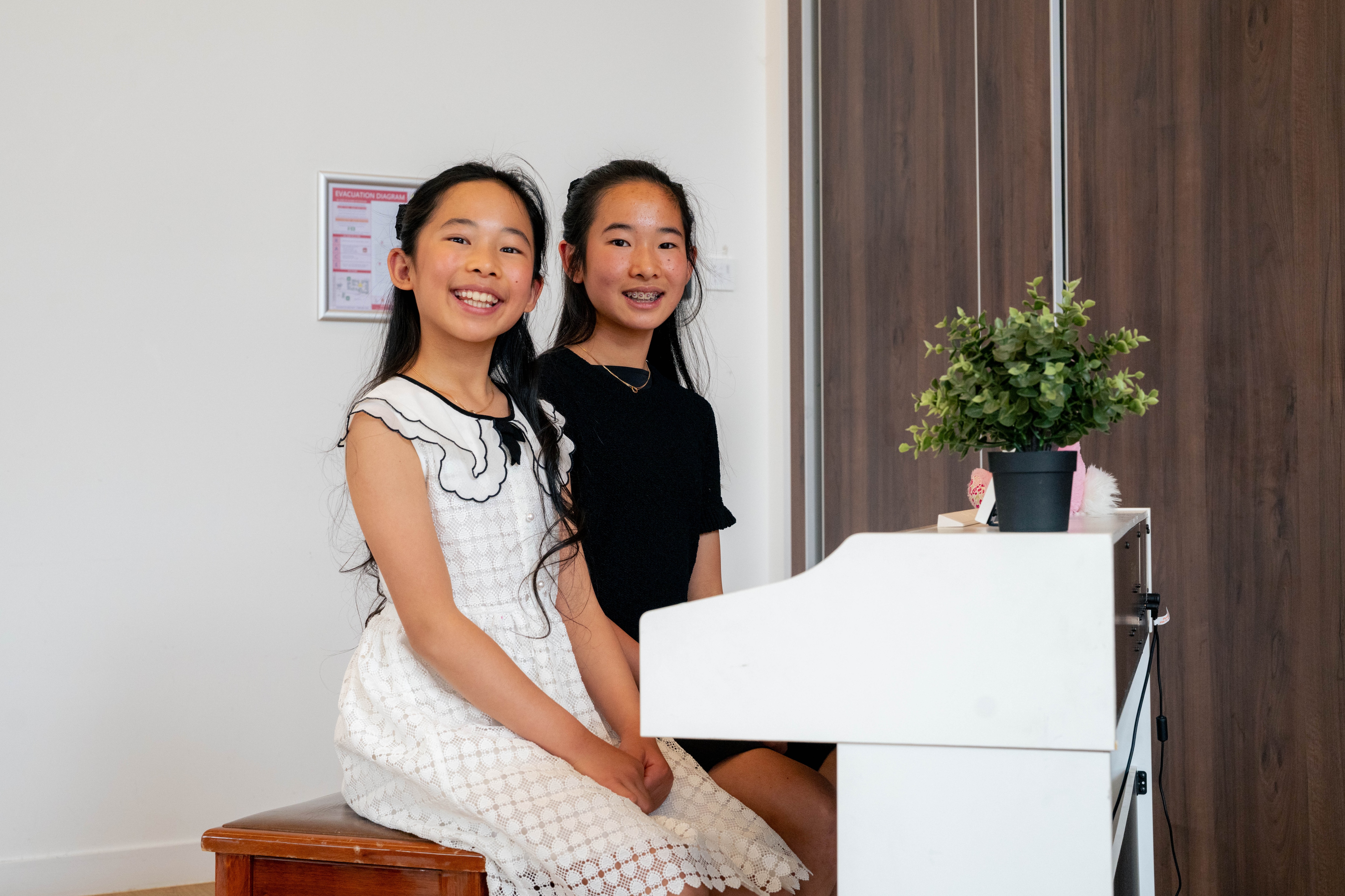 Two sisters and one piano working wonders at dementia village