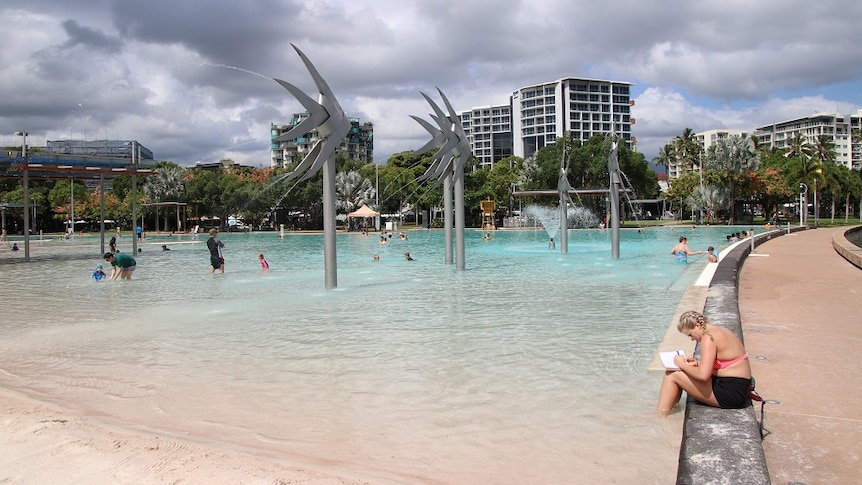 A generic shot of the Cairns Esplanade lagoon