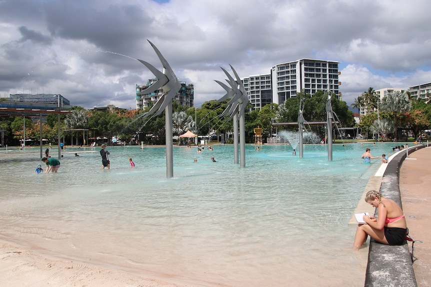 A generic shot of the Cairns Esplanade lagoon