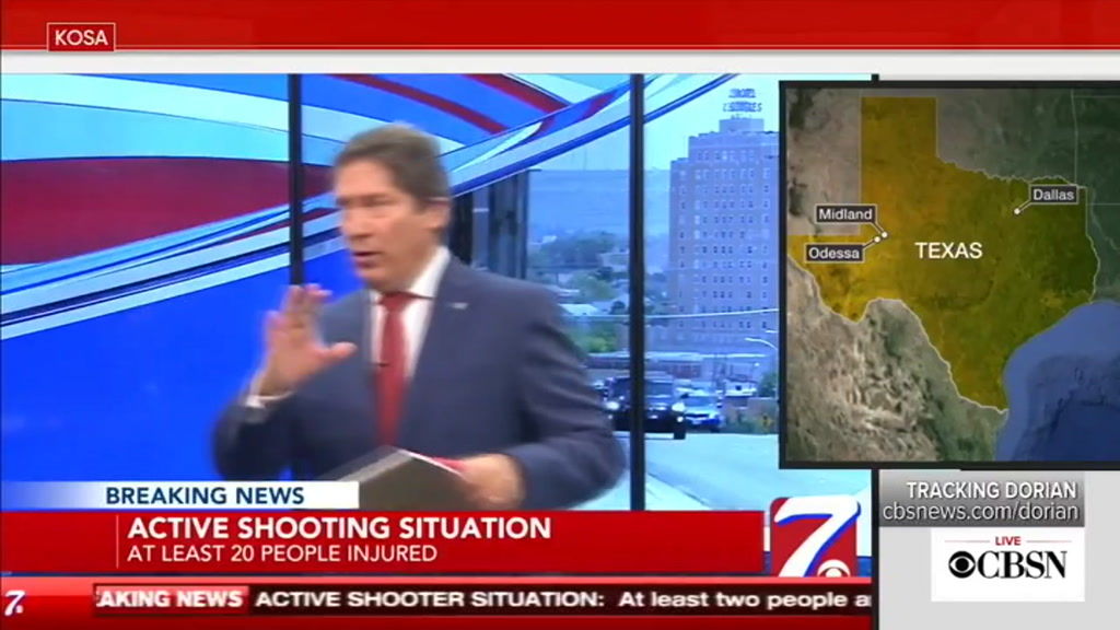 Texas Newsreaders Evacuate Set During Shooting Abc News