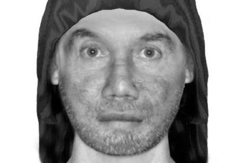 A police image of a man wanted over an armed robbery at Mount Hutton.