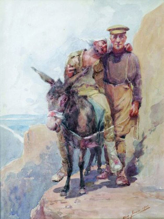 Horace Moore-Jones's Simpson And His Donkey.