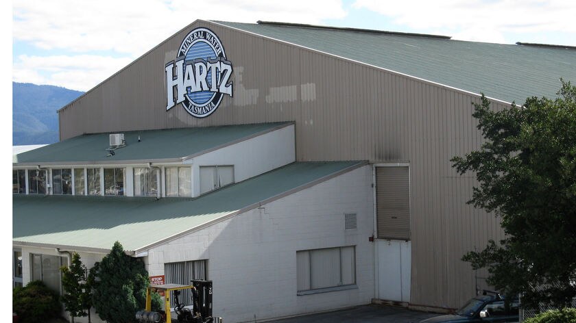 The Hobart-based Hartz Mineral Water factory