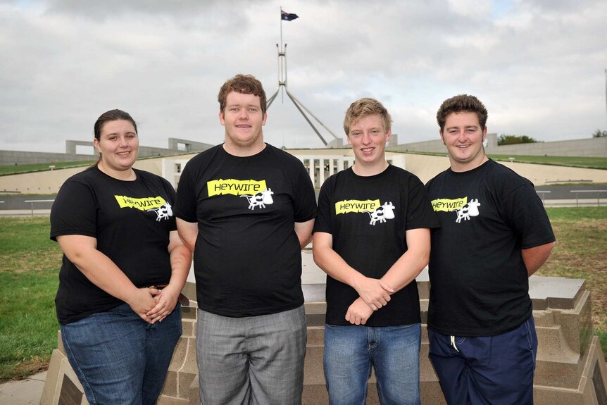 'Ok to ask day' Heywire group, 2014