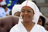 Grace Mugabe, wife of Zimbabwean President Robert Mugabe, at a rally