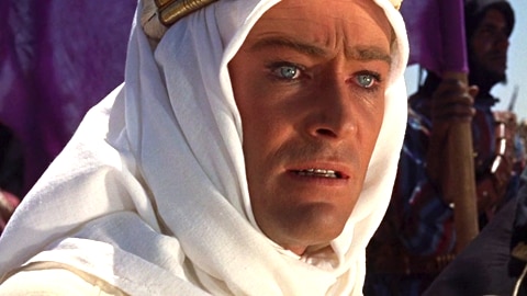 Peter O'Toole in Lawrence of Arabia