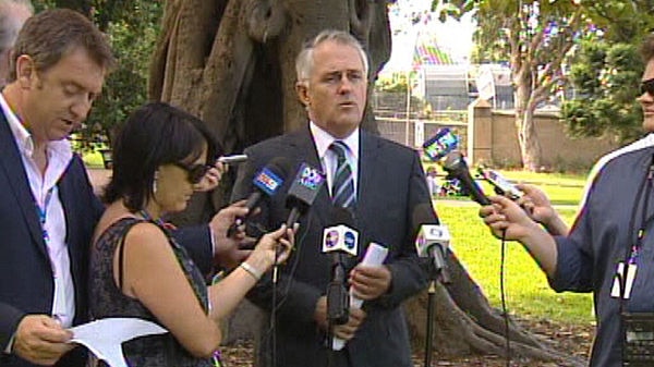 Shadow Treasurer Malcolm Turnbull