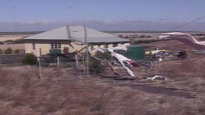 The house where Karen McKenzie and three children were murdered by Mitchell