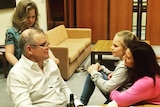 Scott Morrison and his family have dinner