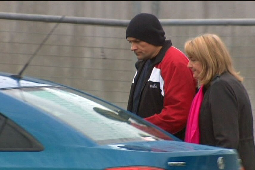 Thomas Towle leaves jail.