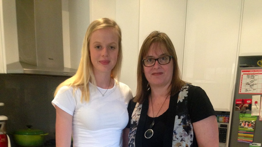 Lucy Caldwell (left) with her mother Belinda Caldwell, are calling for a greater focus on eating disorders.