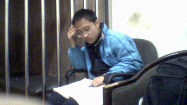 Tony Chang at a police station in 2008