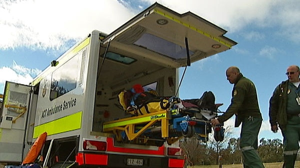 A new high-tech ambulance purchased by the ACT