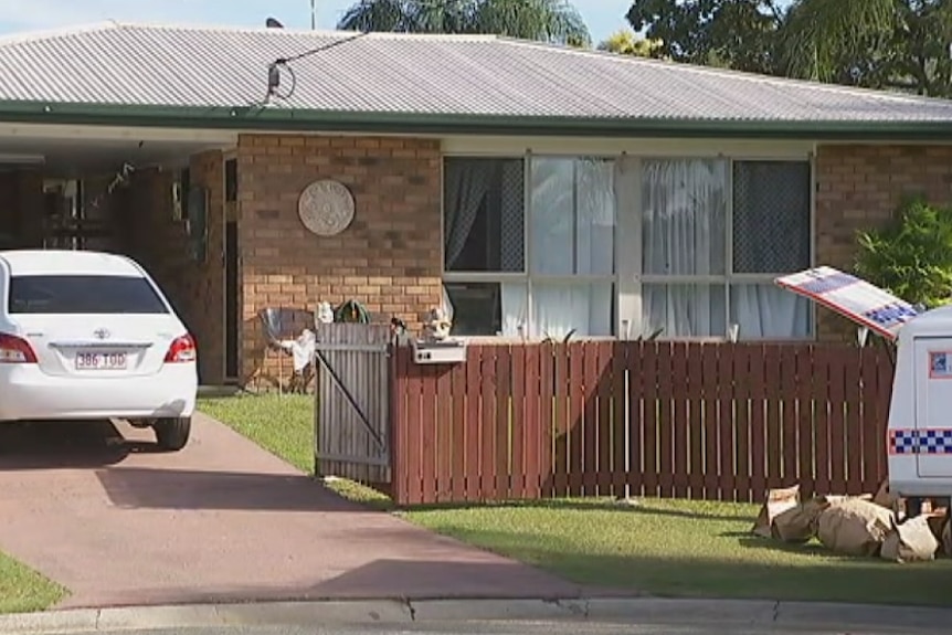 Police extended the exclusion zone around the home this morning