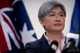 Foreign minister Penny Wong faces the media in Adelaide. 2024-04-06 10:04:00