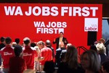 Labor leader Mark McGowan at the WA election campaign launch.