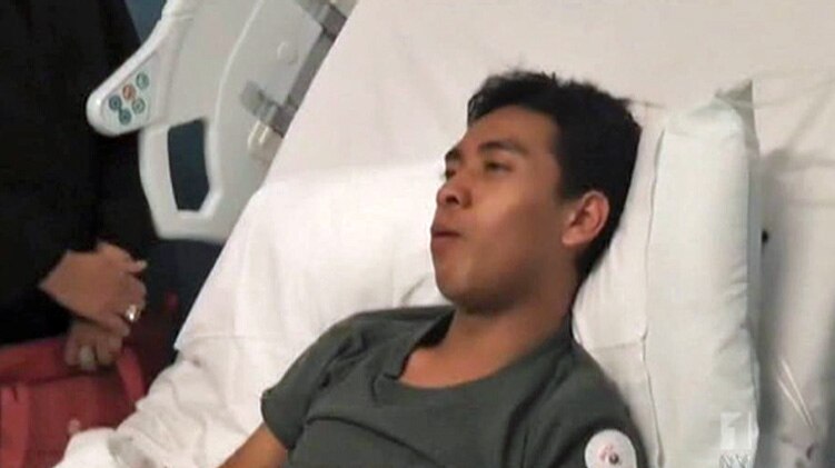 Malaysian student beaten during London riots Asyraf Rosli.