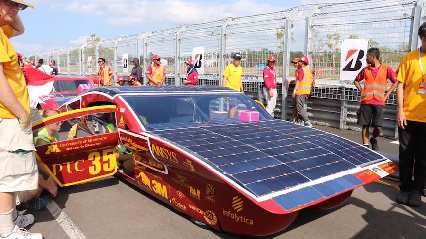 University of Minnesota's solar car entry