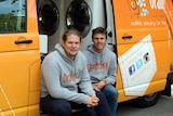 Orange Sky Laundry co-founders Lucas Patchett and Nic Marchesi