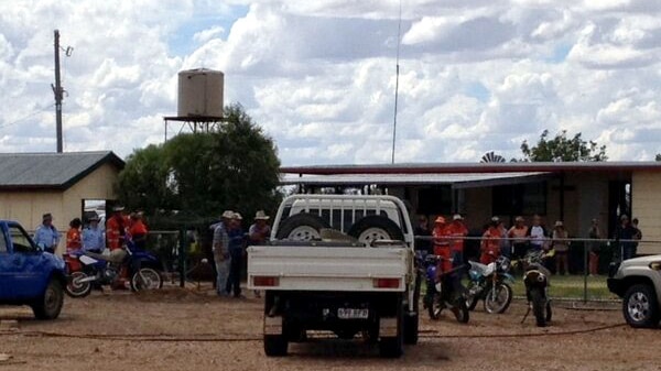 Police, firefighters and SES near Longreach