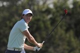 Northern Ireland golfer Rory McIlroy plays during the second round of the Texas Open.