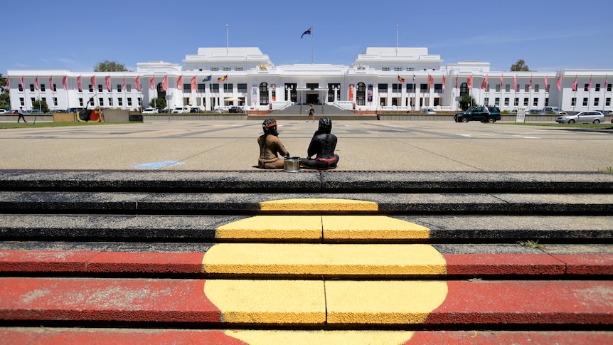 The Aboriginal Tent Embassy at Old Parliament House in Canberra