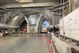 Underground tunnel worksite