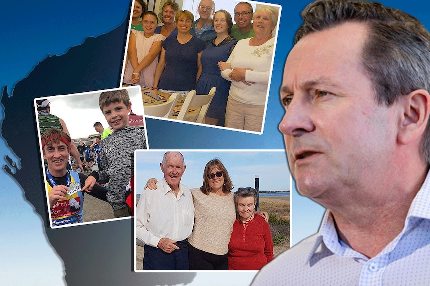Mark McGowan and images of families