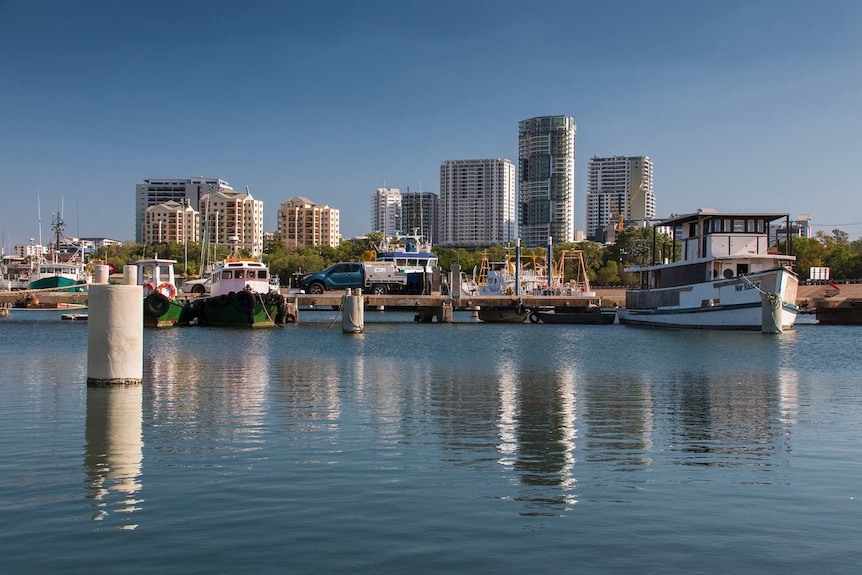 Darwin's skyline as seen from 'The Duckpond'.