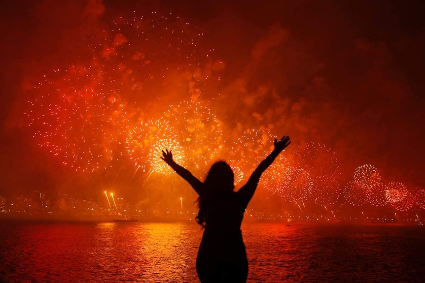 New year's celebrations in Rio de Janeiro