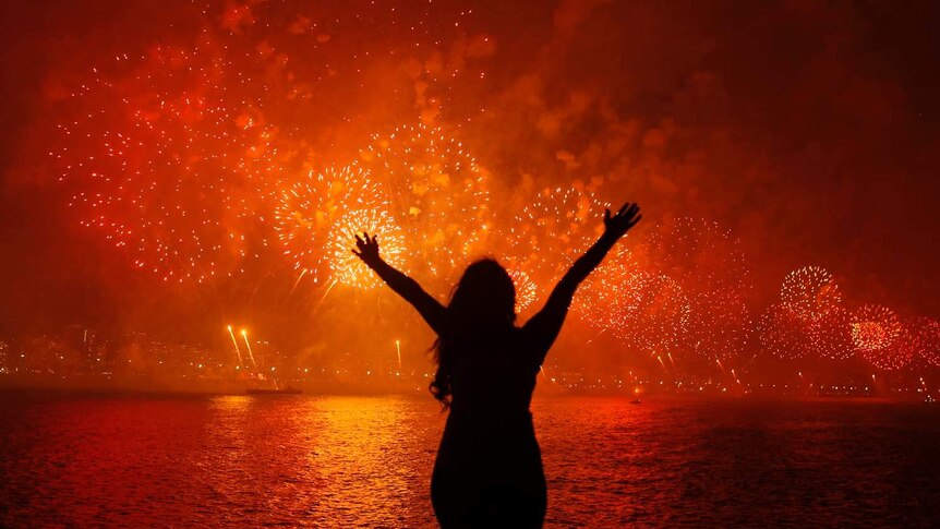 New year's celebrations in Rio de Janeiro