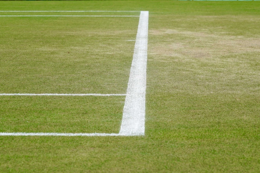 Tennis court at Wimbledon