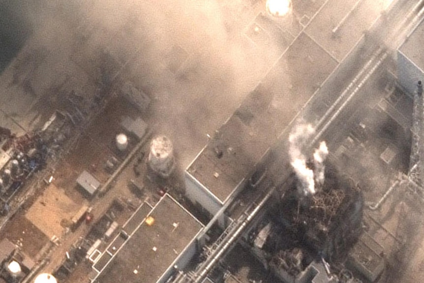 Bird's eye view of damage at Japan quake-hit nuclear plant