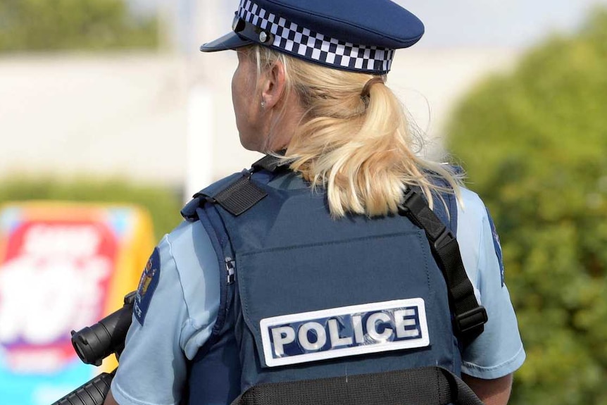 A female police officer from New Zealand.