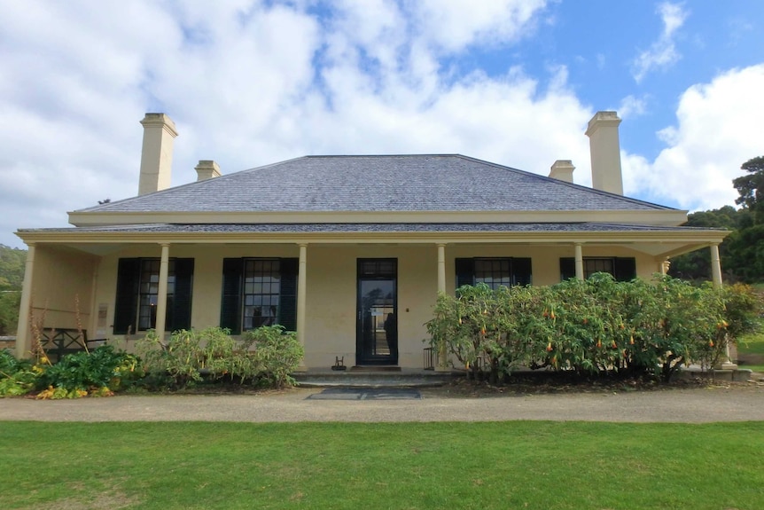 Junior Medical Officer's House at Port Arthur Historic Site, Tasmania.