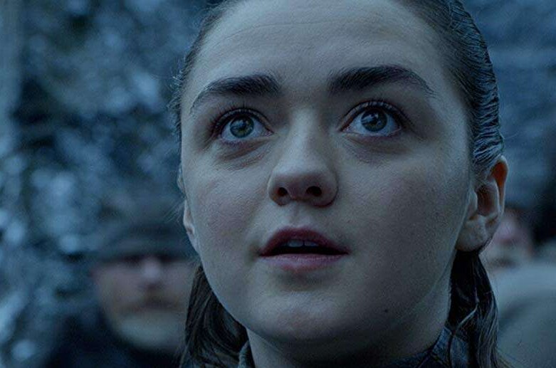 Arya Stark, played by Maisie Williams, smiles in a still from HBO's Game of Thrones series