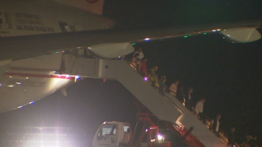 Emergency landing at Adelaide Airport