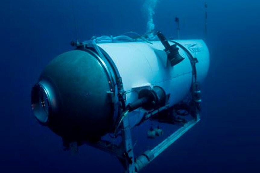A photo of the OceanGate Expeditions submersible