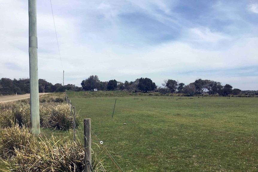 Land in Tasmania which has been seized by Australian Federal Police