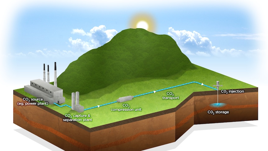 Learn how the carbon capture and storage process works