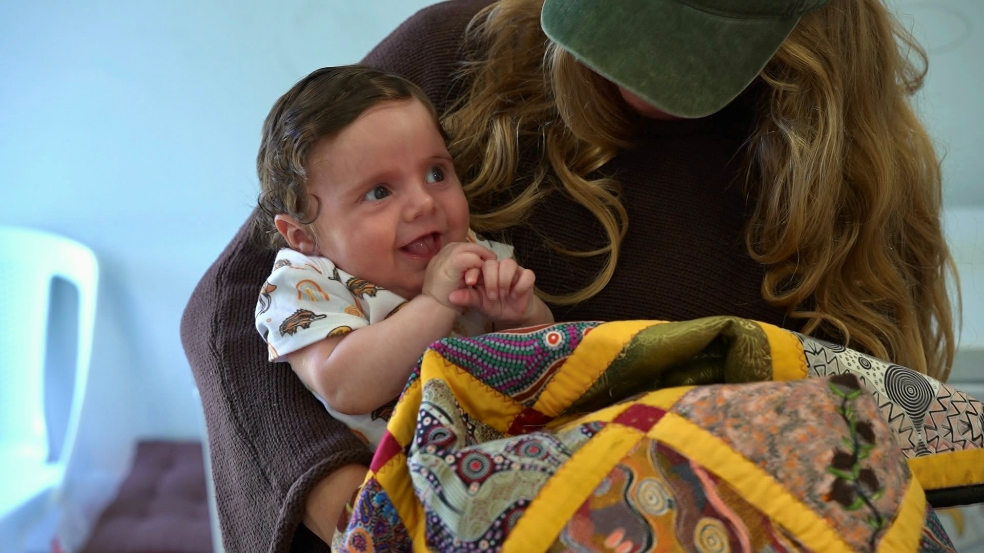 Handmade quilts babies 'will have for life' wrap them in culture