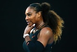 Serena Williams at the Australian Open in January 2017.