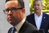 Deputy Premier Roger Cook and Qantas boos Alan Joyce