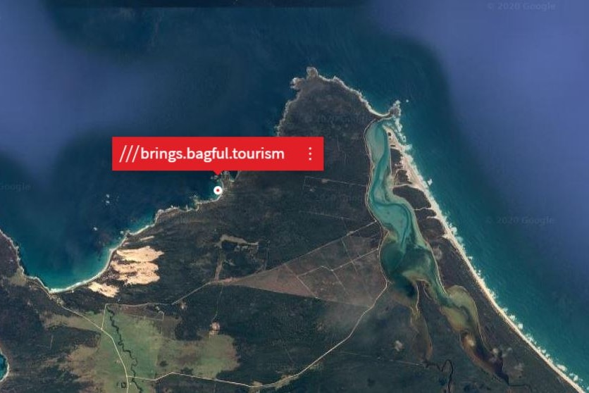 A map with a red notification over it that says 'brings bagful tourism'